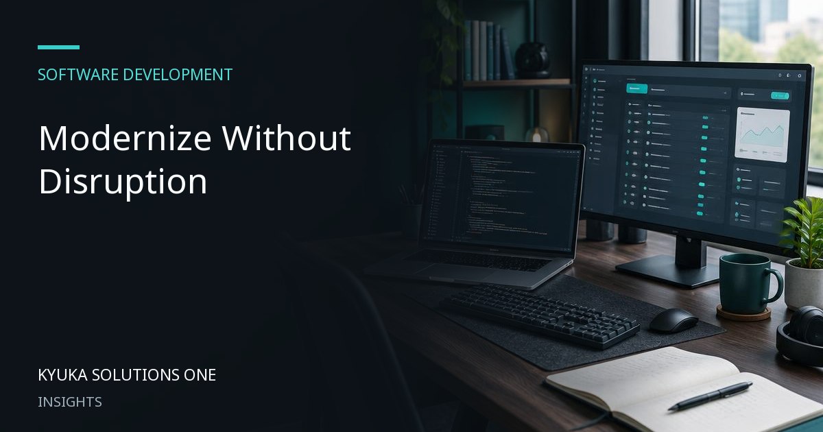 Modernizing Legacy Software Without Stopping Your Business