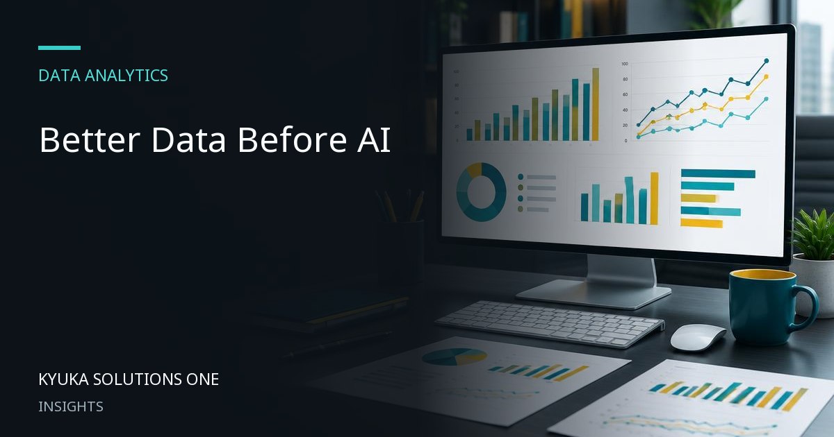 Data Quality Before AI: A Checklist for Business Teams