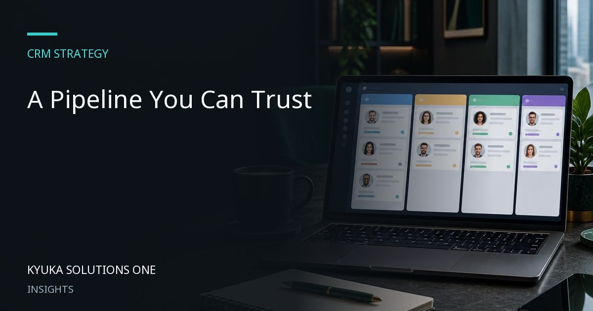 CRM Cleanup: Build a Pipeline Your Team Can Trust