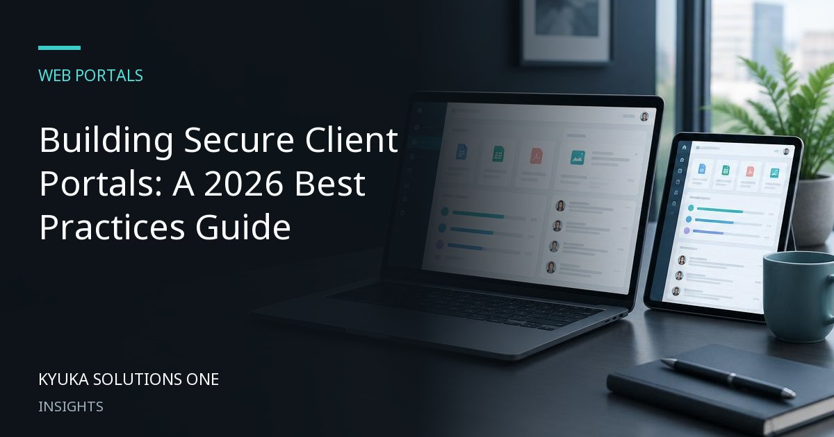 Building Secure Client Portals: A 2026 Best Practices Guide