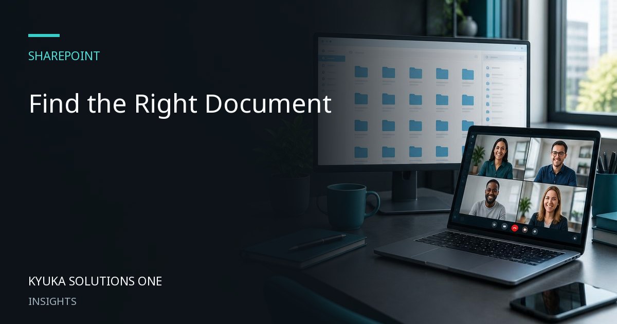 SharePoint Governance That Keeps Documents Findable