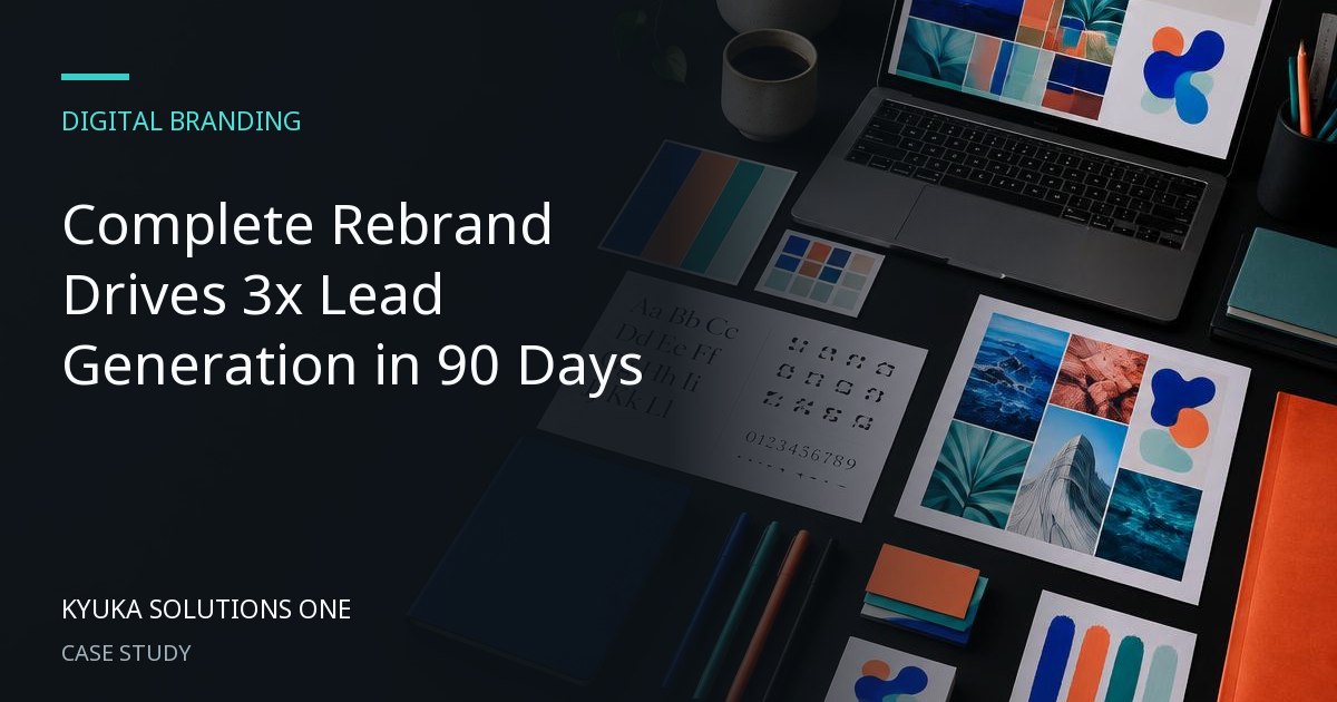 Complete Rebrand Drives 3x Lead Generation in 90 Days