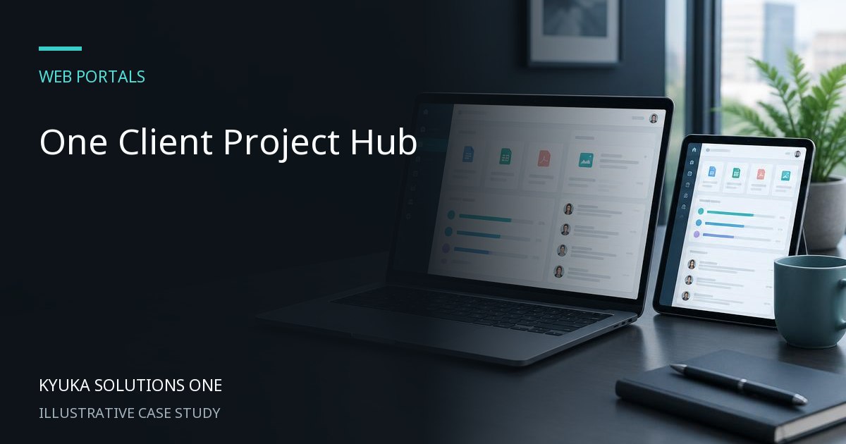 A Client Project Hub for Documents, Approvals and Updates